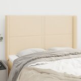  Uzglavlje s ušima krem 147x16x118/128 cm od tkanine | shoptok.hr