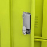 vidaXL Ormarići s ključem 5 kom svjetlosivi/zeleni 90x45x92,5 cm čelik | shoptok.hr