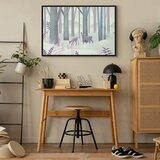  Slika - Fairy-Tale Forest (1 Part) Vertical - Second Variant 90x60 U crnom drvenom okviru | shoptok.hr