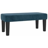Box spring krevet s madracem tamnoplavi 100x200 cm baršunasti | shoptok.hr