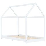  Za dječji krevet od masivne borovine bijeli 90 x 200 cm | shoptok.hr