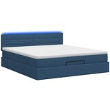  od pjene s madracem i LED-om Plava 140 x 200 cm Tkanina | shoptok.hr