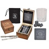 Luniks Set za viski v leseni škatli 7 kos, (20850247) | Shoptok.si