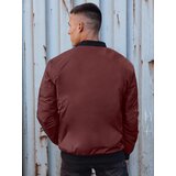 DStreet Kurtka męska bomber jacket bordowa | Eponuda.ba