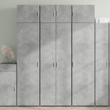 vidaXL Omara za shranjevanje betonsko siva 70x42,5x225 cm inž. les Cene