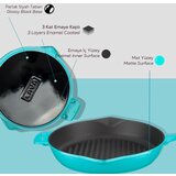 Lava okrogla grill ponev z integriranimi ročaji | Shoptok.si