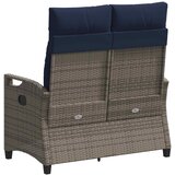  Vrtna klupa s jastukom 105 x 60 x 112 cm čelik | Eponuda.com