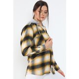 Dewberry Z6665 LADIES SHIRT-MUSTARD | shoptok.hr