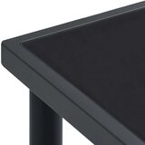  Vrtna sedežna garnitura 7-delna črno jeklo in textilene, (20795652) | Shoptok.si