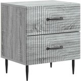  Noćni ormar Siva sonoma 43 x 34,5 x 47,5 cm Konstruirano drvo | shoptok.hr