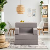 Atelier Del Sofa fotelja na rasklapanje melissa, 70 x 56 x 75 cm, siva | ePonuda.com