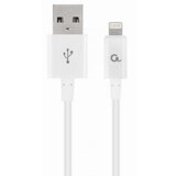 Gembird CC USB2P AMLM 1M W 8 pin charging and data cable, 1m, white | ePonuda.com