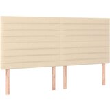  S oprugama i madracem krem 200 x 200 cm od tkanine | shoptok.hr