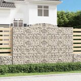  Lučne gabionske košare 12kom 300x50x200/220cm pocinčano željezo | shoptok.hr