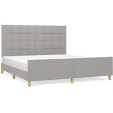  Okvir kreveta bez madraca svjetlosivi 180x200 cm od tkanine | Eponuda.com
