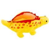 Plišana igračka/pernica dinosaur 34 cm - žuto/crveni | shoptok.hr