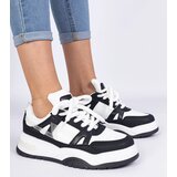 Gemre Black and white sneakers with thick laces Luciana | shoptok.hr