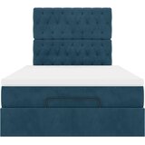  Okvir kreveta s madracima tamnoplavi 120x200 cm baršunasti | Eponuda.com