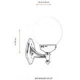 Opviq BAP 68160 BSY M1 OP Zidna lampa, crna | Eponuda.ba