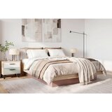 CARRYHOME Postelja Raven, Barva Hrasta, Terakota, 140x200 | Shoptok.si