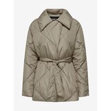 Only Khaki ladies quilted jacket Sussi - Women Cene