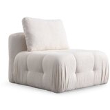 Atelier Del Sofa amaris 3 seater with pouffe white ugaona sofa | ePonuda.com
