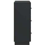  Predalna omara Črna 66 x 34,5 x 87 cm Inženirski les, (5000232544) | Shoptok.si