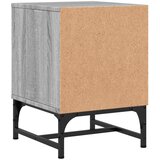  Noćni ormarići staklena vrata 2 kom boja hrasta 35 x 37 x 50 cm | shoptok.hr