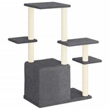  Penjalica za mačke sa stupovima za grebanje tamnosiva 97,5 cm | shoptok.hr