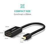 Ugreen Mini DisplayPort na HDMI (Ž) 4K crni - adapter u kutiji Slike