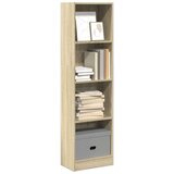 vidaXL Knjižna omara sonoma hrast 40x24x143 cm inženirski les Cene