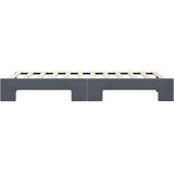 vidaXL dnevni krevet na razvlačenje bez madraca tamnosivi 80x200 cm | shoptok.hr