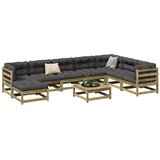  9-dijelni set vrtnih sofa od impregnirane borovine | shoptok.hr