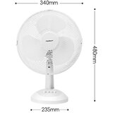 Aigostar Stoni ventilator 35W/230V 34 cm bela | Eponuda.com