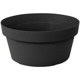  Okrugla tegla za cvijeće Melrose (Vanjska dimenzija (ø x V): 35 x 17 cm, Plastika, Antracit) | shoptok.hr