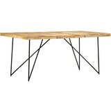 vidaXL Jedillna miza 180x90x76 cm trden mangov les | Shoptok.si