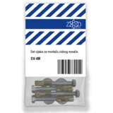 Zed Electronic SV-4M set vijaka za montažu zidnog nosača, 4 sarafa u pak. MET. | Eponuda.com