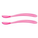 Chicco Soft Silicone žlička 6m+ Pink 2 kos Cene