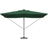  Kantileverski Roma suncobran s LED-ima Zeleni 352x251x265 cm Aluminijski | shoptok.hr