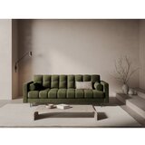 Cosmopolitan Design Zelena žametna raztegljiva sedežna garnitura s prostorom za shranjevanje 222 cm Bali – | Shoptok.si