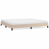  Okvir za krevet bez madraca boja cappuccina 200x200 cm od umjetne kože | shoptok.hr