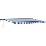  Ručni okvir tende s LED-ima Plava, Bijela, Antracit 4 × 3 m | shoptok.hr