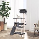  Penjalica za mačke sa stupovima za grebanje tamnosiva 131 cm | shoptok.hr