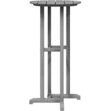  Stol za bar Svijetlo siva 55 x 55 x 107 cm Polietilen | shoptok.hr