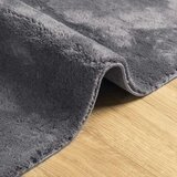  Preproga HUARTE s kratkimi vlakni pralna antracit 120x170 cm | Shoptok.si