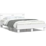  Okvir kreveta s uzglavljem i LED bijeli 120 x 200 cm | Eponuda.com