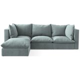 Makamii Modra kotna sedežna garnitura (levi kot/z ležalnikom) Manao – | Shoptok.si