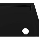  Pravokutna ABS tuš-kada crna 80 x 100 cm | shoptok.hr