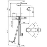 Rosan S2 Baterija za lavabo Black | ePonuda.com