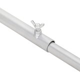  Kuka za platna za prikolice Srebrna 136-218 cm | shoptok.hr